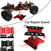 Alloy RC Car Stand Work Station Repair Platform 360 Rotation 1/10 1/8 Model Car