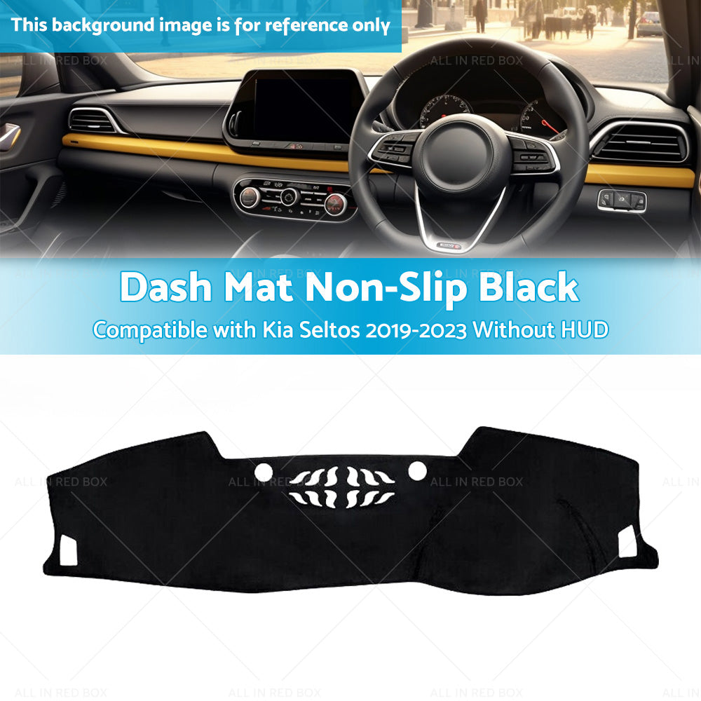 Non-Slip Dash Mat Suitable For Kia Seltos 2019-2023 Without HUD Dashboard Cover