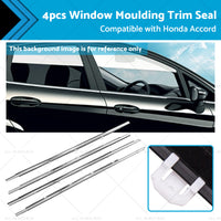 4x Window Glass Seal Weatherstrip Weather Strip Suitable For Honda Accord 08-13