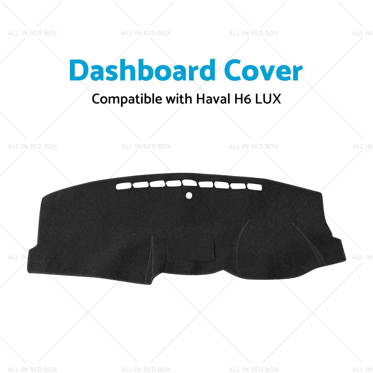 Dashboard Sun Cover Dash Mat Suitable for Haval H6 LUX 7 or 2016-2020 Black