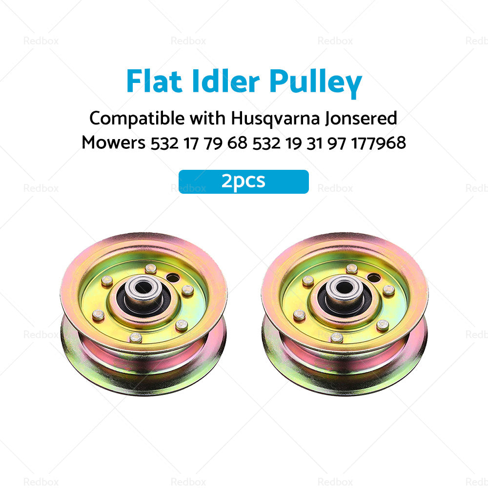 2xPulley Suitable For Husqvarna Jonsered Mowers 532 17 79 68 532 19 31 97 177968