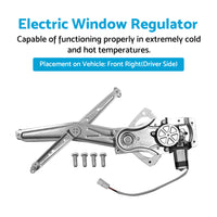 Electric Window Regulator Suitable For Holden Front RH Commodore VT VX VU VY VZ