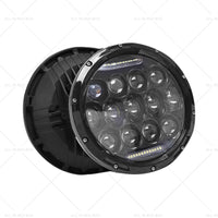 Pair 7In Round LED Headlights Hi Lo DRL Beam Headlamps Sealed Suitablefor Patrol