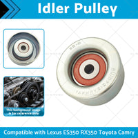 Idler Pulley Suitable for Lexus ES350 RX350 Toyota Camry 2007-2021 16604-31020