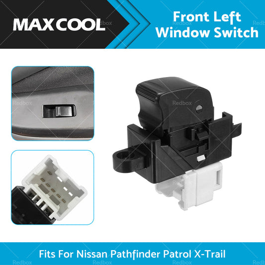 Front Left Window Switch Fits For Nissan Pathfinder Patrol X-Trail 25411-0V000