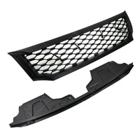 Black Bumper Bar Grille Mesh  and  LED Light Fits for Nissan NAVARA NP300 D23 15-20