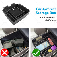 Car Centre Console Armrest Storage Box Tray Suitable For 2021-2023 Kia Carnival