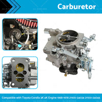 Carburetor Suitable For Toyota Corolla 3K 4K Engine 1968-1978 21100-24034 -24035