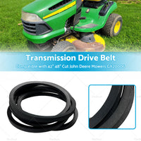 Transmission Drive Belt Suitbale For 42 inch  48 inch  Cut John Deere Mowers GX20006 Black