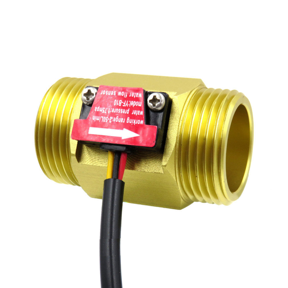 Digital LED Turbine Gauge Kerosene Fuel Water Flow Meter Sensor Meter 3 or 4 inch