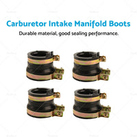 4x Carburetor Intake Manifold Boots For Honda CBR250 MC22 MC19 CB400 NC31