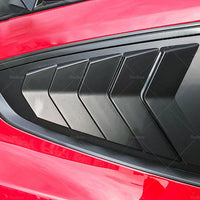 2x Side Window Louvers Sun Shade Cover Suitable For Ford Mustang 2015-2022