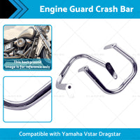 Engine Guard Highway Crash Bar Chrome For Yamaha V-Star XVS400 XVS650 1998-2016