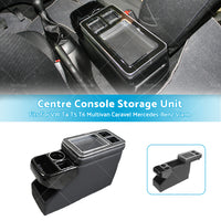 Centre Console Storage Unit w or Cup Holder Fit For VW T4 T5 T6 Multivan Caravel