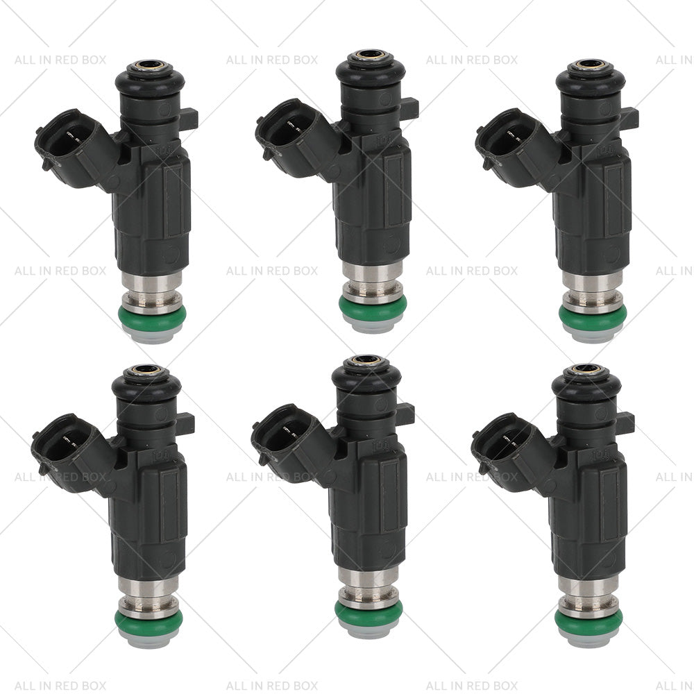 6PCS Fuel Injectors Suitable for Holden Rodeo RA JECS FBJC100 6VE1 3. 5L V6 03-06