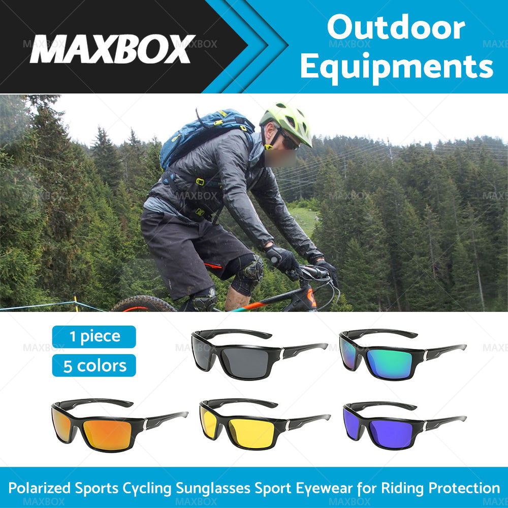 Men Polarized Sports Sunglasses Running Cycling Wrap Around Fishing Driving