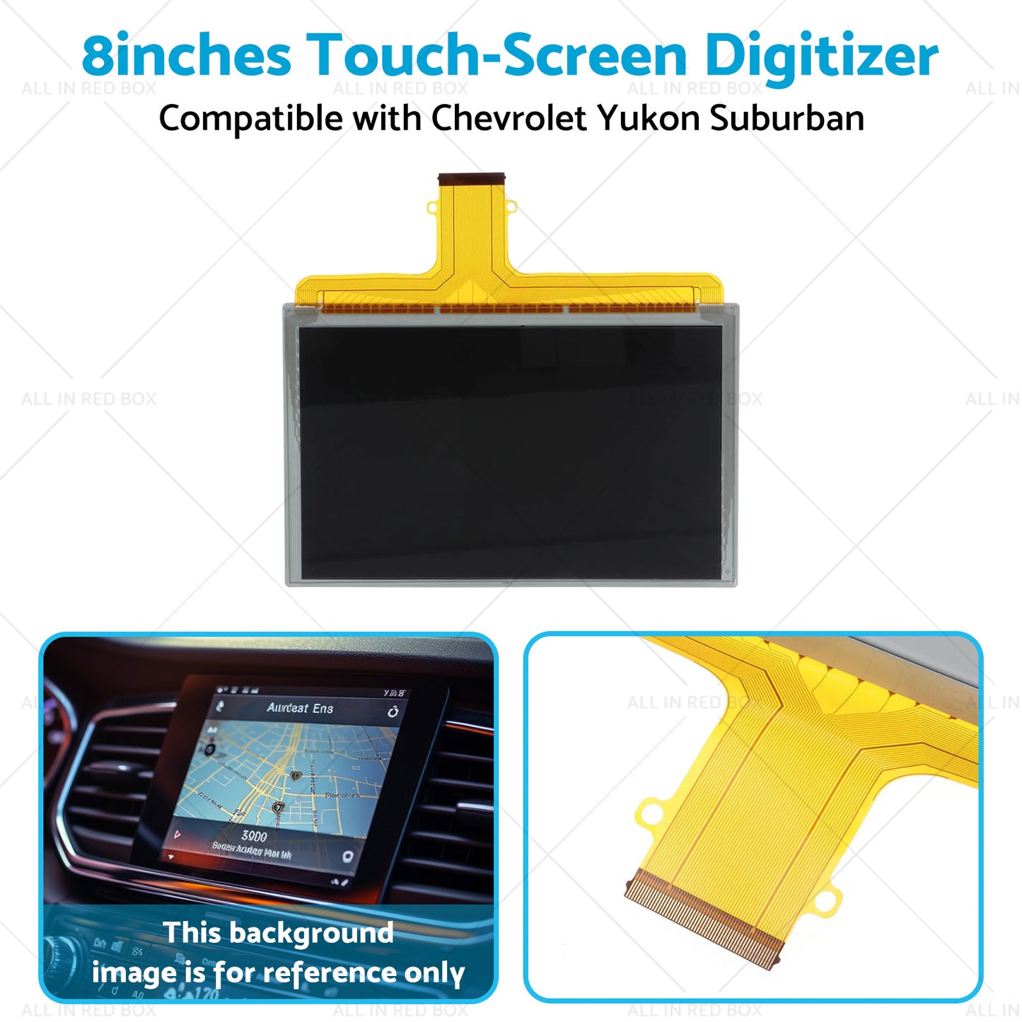 Touch-Screen Digitizer Suitable for Chevrolet 15-18 Replacement GPS Navigation