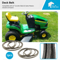 2pcs Deck Belt Suitable For 42 inch  Cut John Deere  and  Sabre Mowers GX20072 GY20570