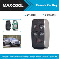 Smart Key Remote for Land Rover Discovery 4 Range Rover Evoque Jaguar XF