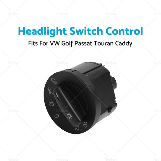 Headlight Light Switch Control Button for VW Golf Mk5 Passat Touran Caddy 04-09