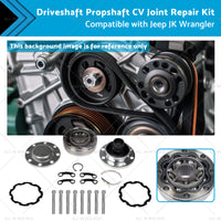 Driveshaft Propshaft CV Joint Repair Kit Suitable for 2007-2018 Jeep JK Wrangler