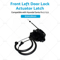 Front Left Door Lock Actuator Latch Fits For Hyundai Santa Fe 2.7 3.3 05-12