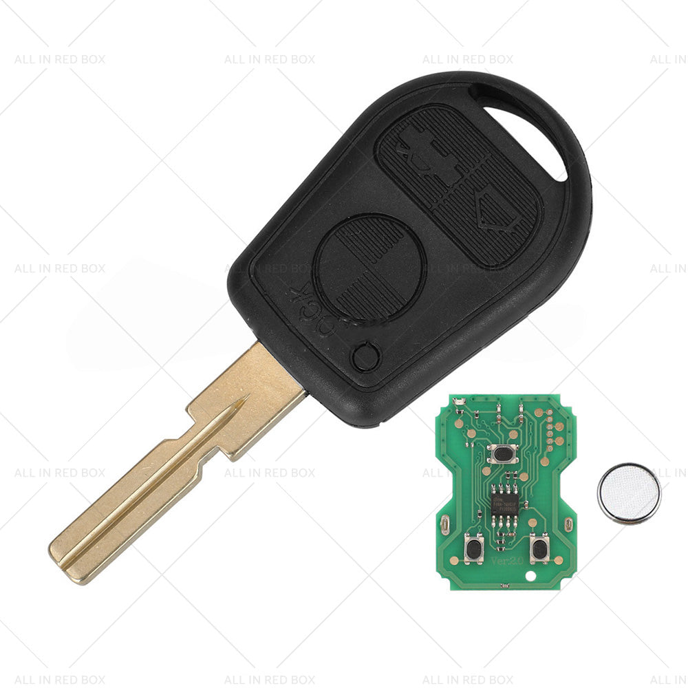 3 Button Complete Remote Key Suitable For BMW E31 E32 E34 E36 E38 E39 E46 Z3