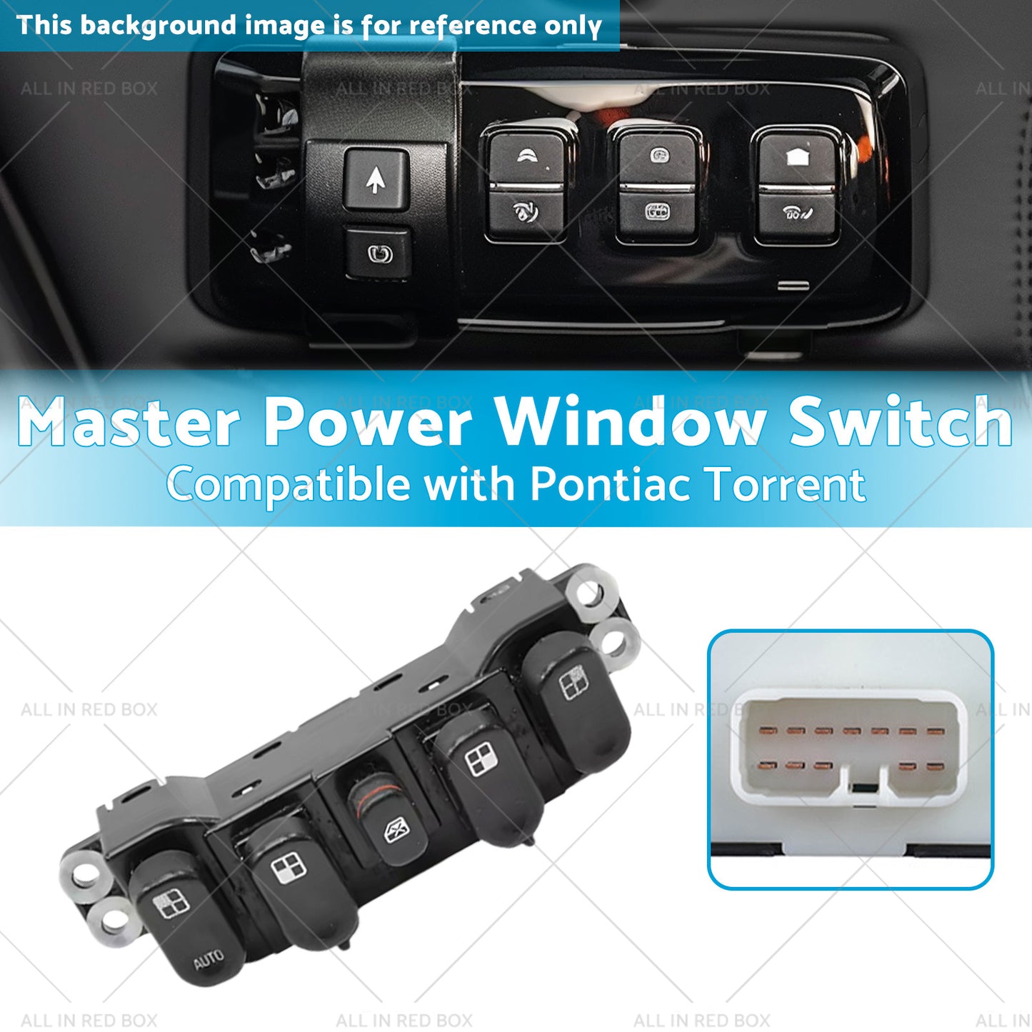 Master Power Window Switch Suitable for Pontiac Torrent 06-09 22723794 1S13640