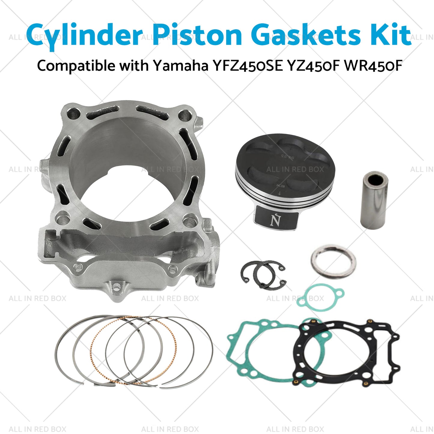 2S2-11631-20 95mm STD Cylinder Piston Kit for Yamaha YFZ450 04-09 YFZ450SE