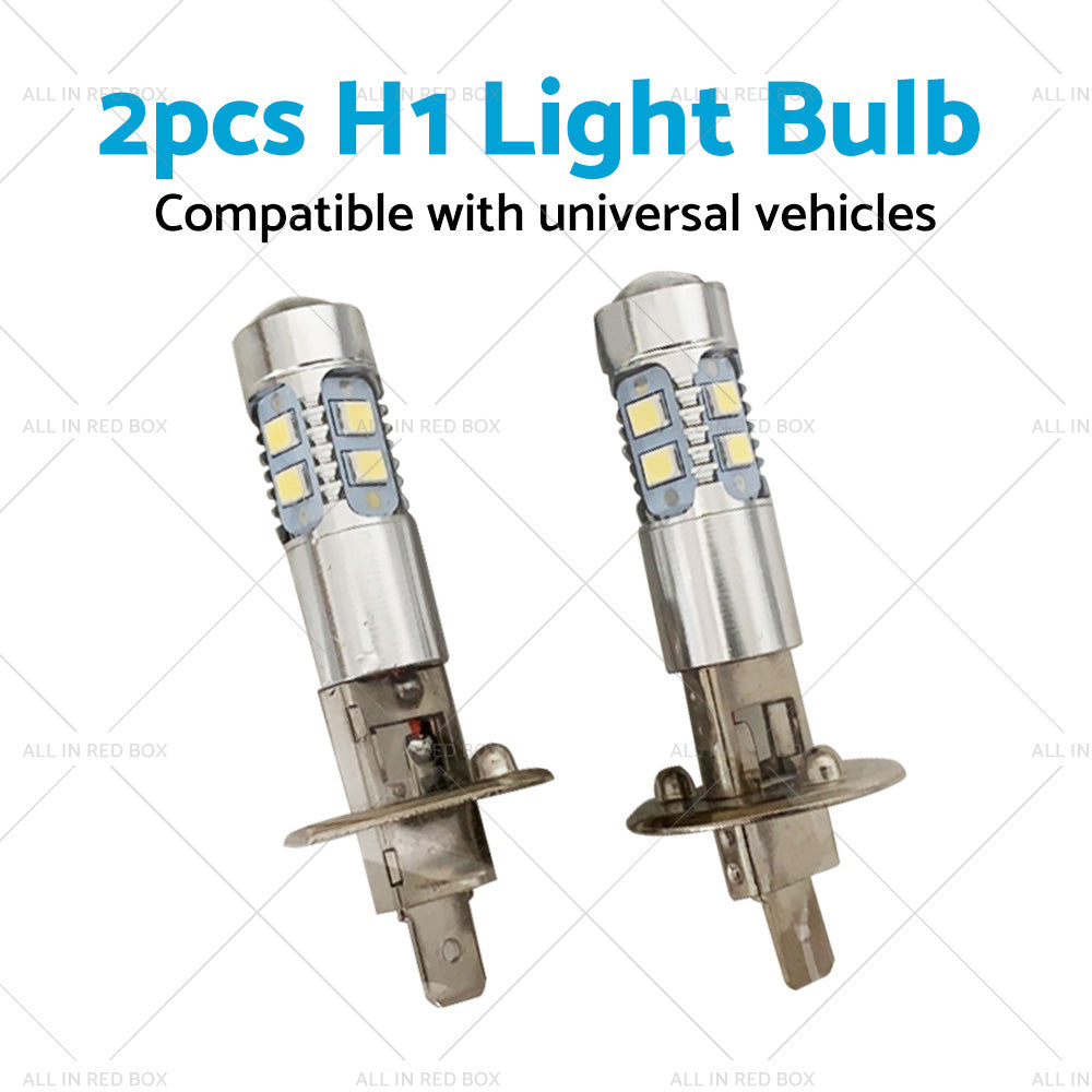 2PCS H1 LED Headlight Bulb CREE XBD Fog Driving Light Car UTE 4WD Lamp Globe