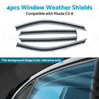 4pcs Weathershields Suitable for Mazda CX-8 2018-2024 Window Weather Shields