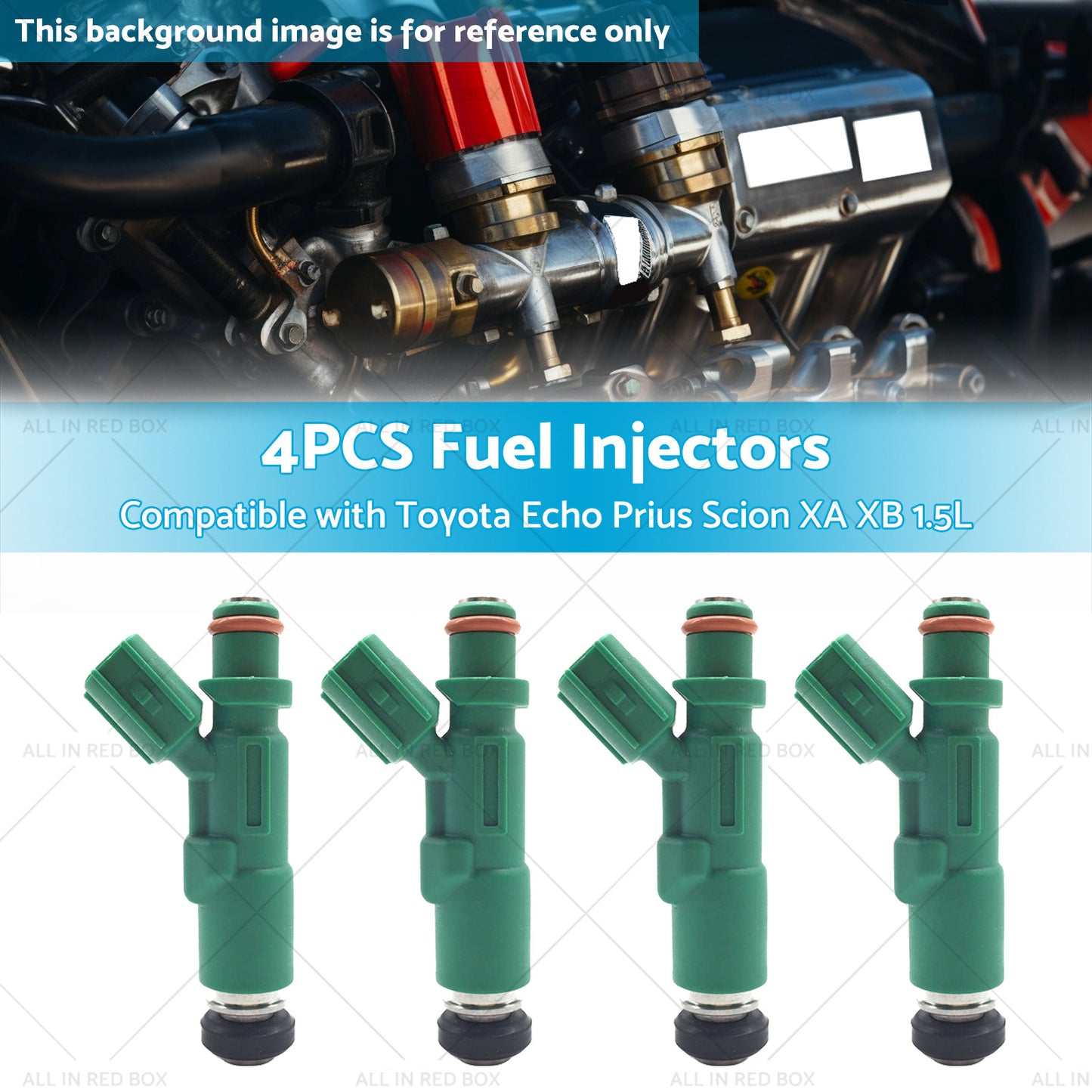 4PCS Fuel Injectors Suitable for Scion XA XB 1. 5L Toyota Echo Prius 1. 5L 00-09