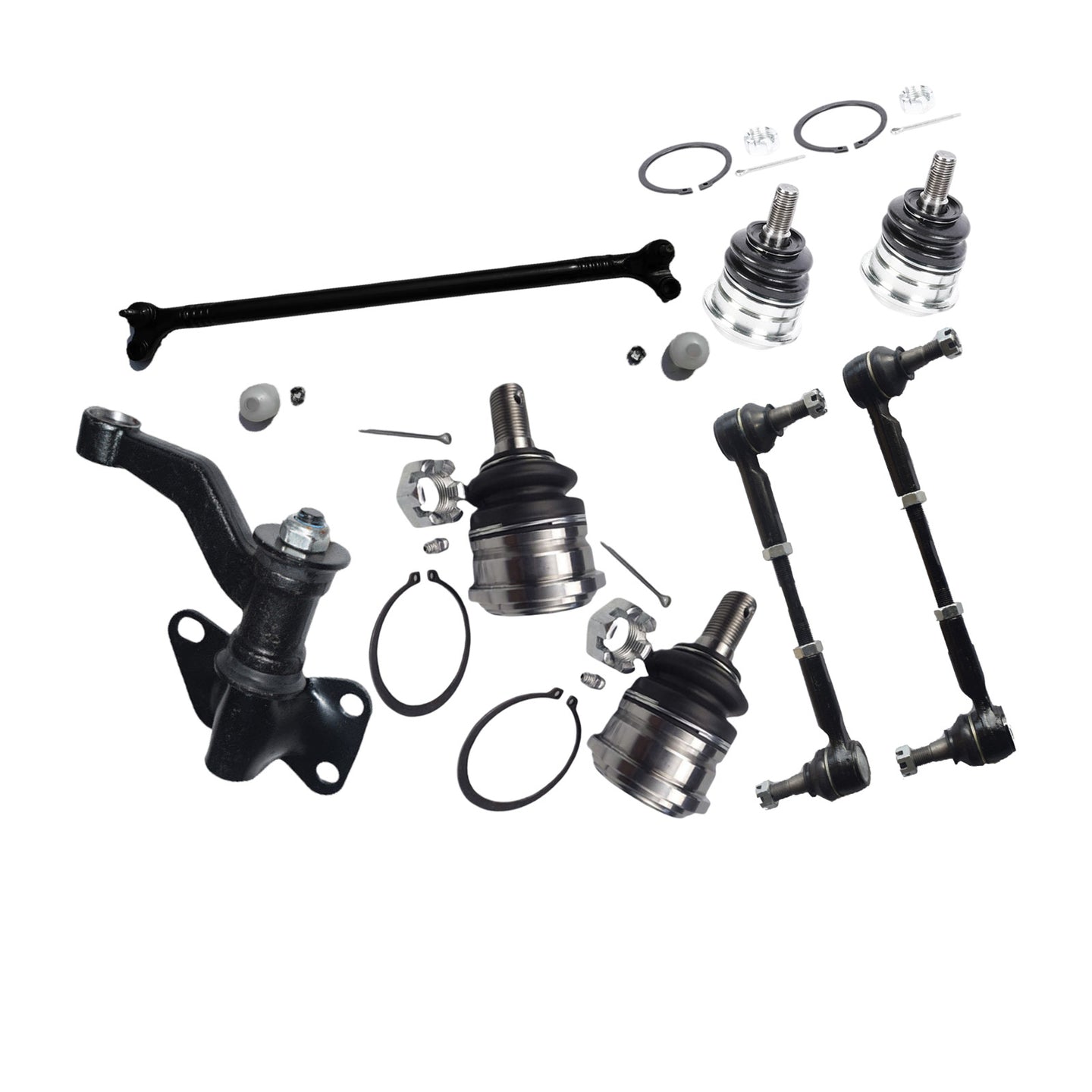 {{ Ball Joints Idler Arm Centre Rod Tie Rod Ends Suitable for Navara 4X4 D22 97-16 }} - Buy Car Parts Online at {{ Kaka Auto Parts }}.