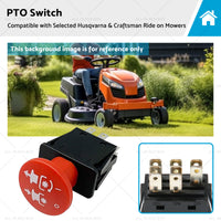 PTO Switch Suitable for Selected Husqvarna  and  Craftsman Ride on Mowers