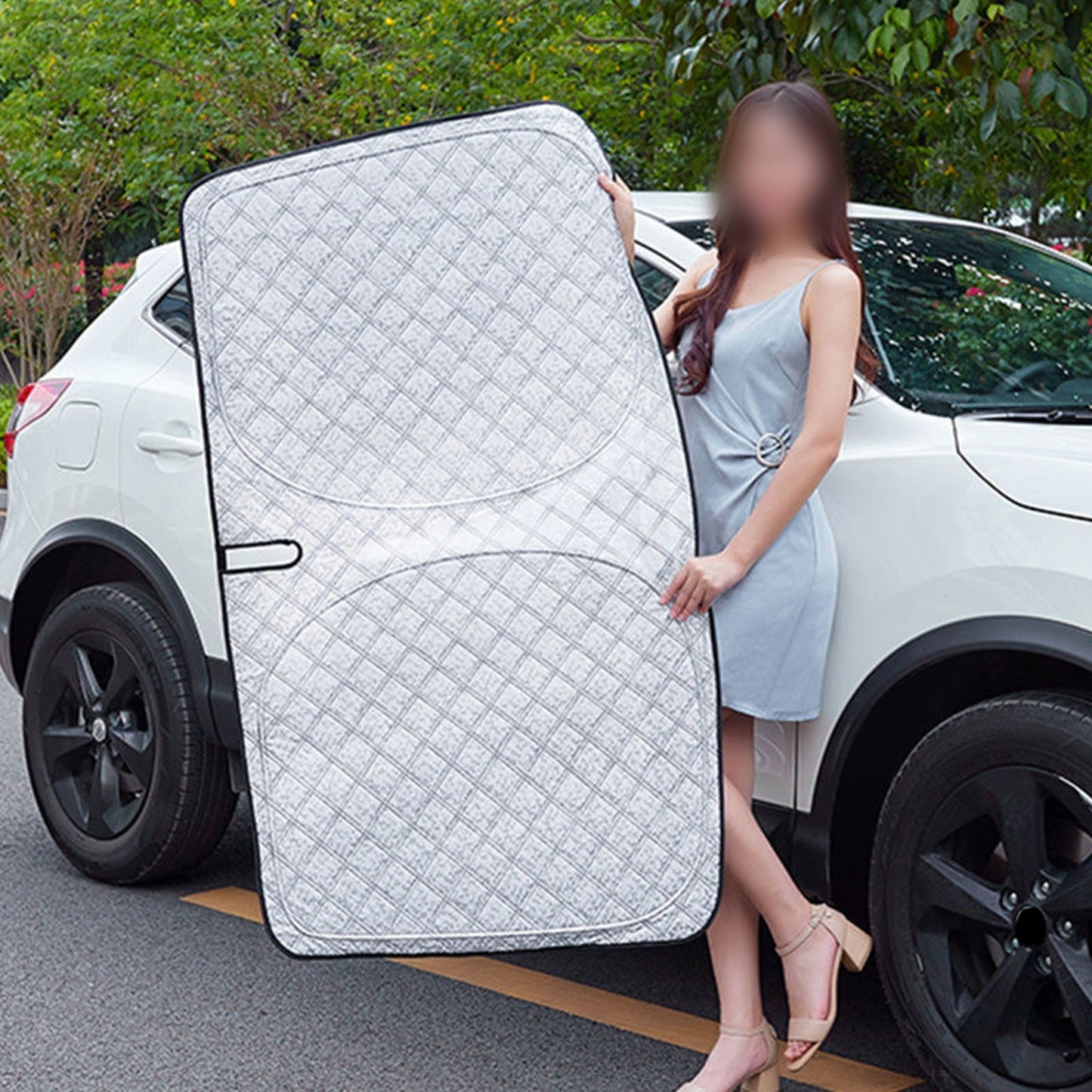 6 Layer Thick WindScreen SunShade Suitable For BMW IX 2021-2025 UV Protection