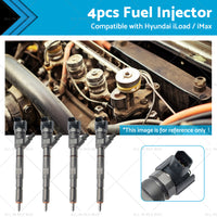 4PCS Fuel Injector Suitable for Hyundai iLoad   iMax 0445110275 33800-4A500