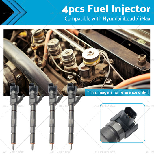 4PCS Fuel Injector Suitable for Hyundai iLoad   iMax 0445110275 33800-4A500