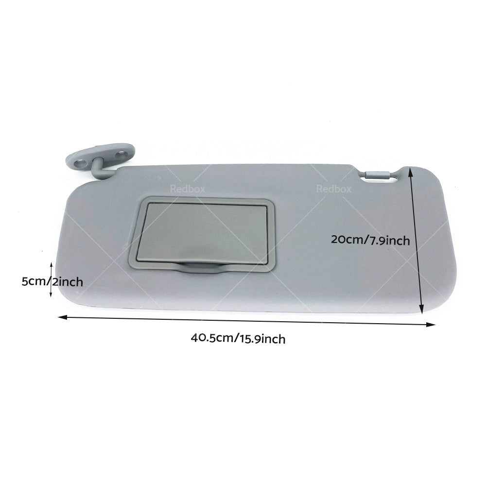 Left Right Side Car Sun Visor Shade Suitable For Hyundai Getz 2002-2012 Grey