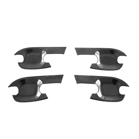 Carbon Fiber Exterior Door Handle Bowl Cover Trim Suitable For Isuzu D-Max / Dmax 2021-2022