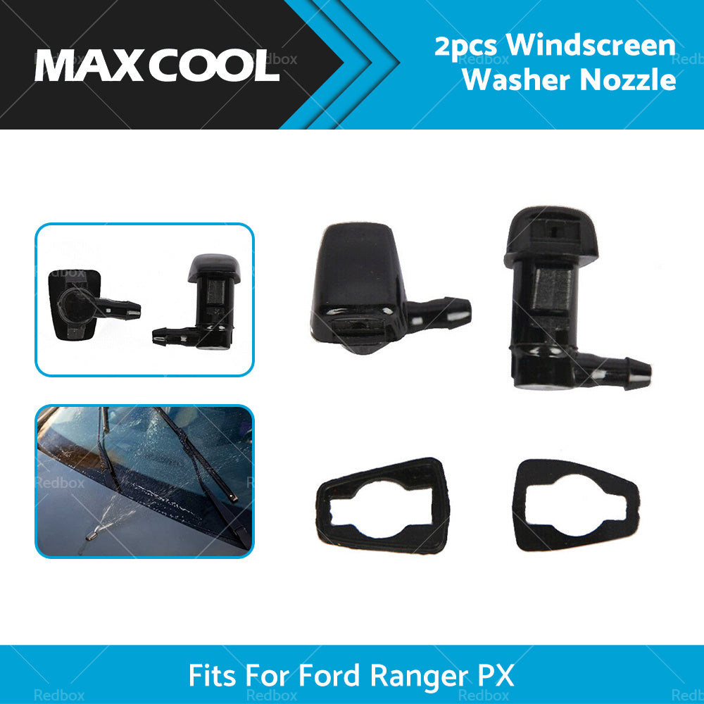 2pcs Windscreen Washer Jet Nozzle Fits For Ford Ranger Px  Xl-Plus  AB3917666AA