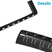 Carbon Fiber Front Center Grille Cover Trim Suitablefor Toyota Prado LC250 2024+
