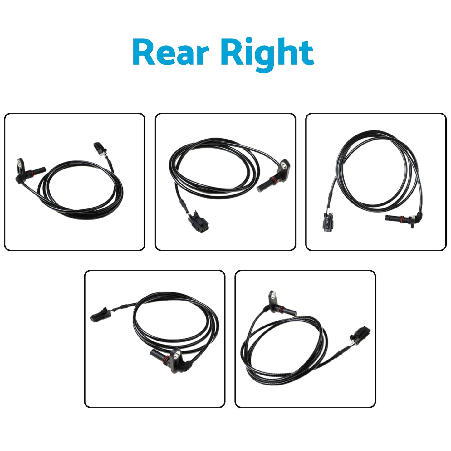 4x Front Rear LH RH ABS Wheel Speed Sensor Suitable For Mitsubishi Fuso Canter