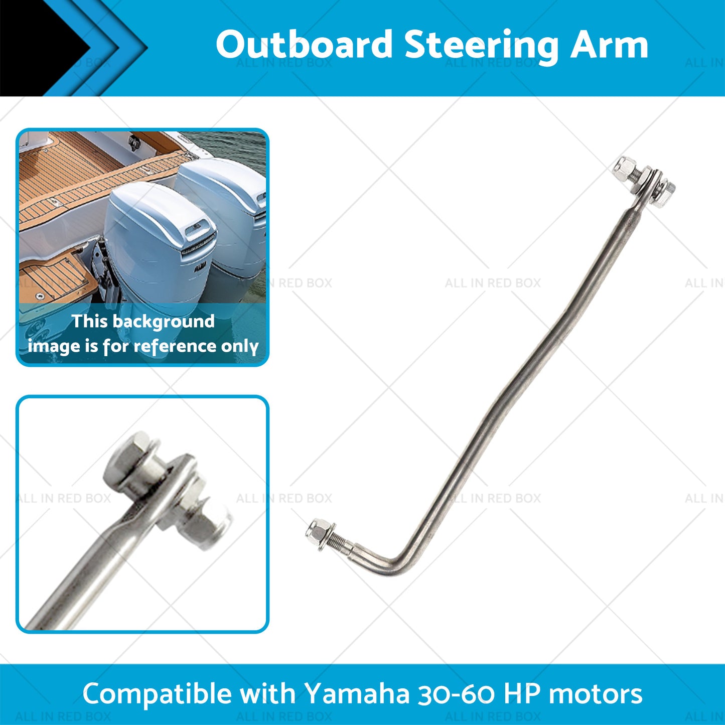 Suitable For 30?60 Universal Outboard Steering Arm Connecting Link Tie Rod Part