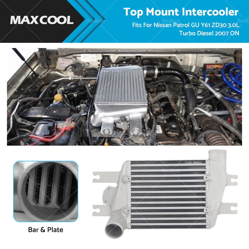 Upgrade Intercooler fits Nissan Patrol GU Y61 ZD30 3. 0L Turbo Diesel 2007 ON