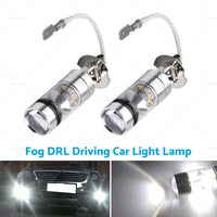 2x H3 100W Hight Power LED Cree Headlight Fog Driving Light Bulbs Car Lamp Globe