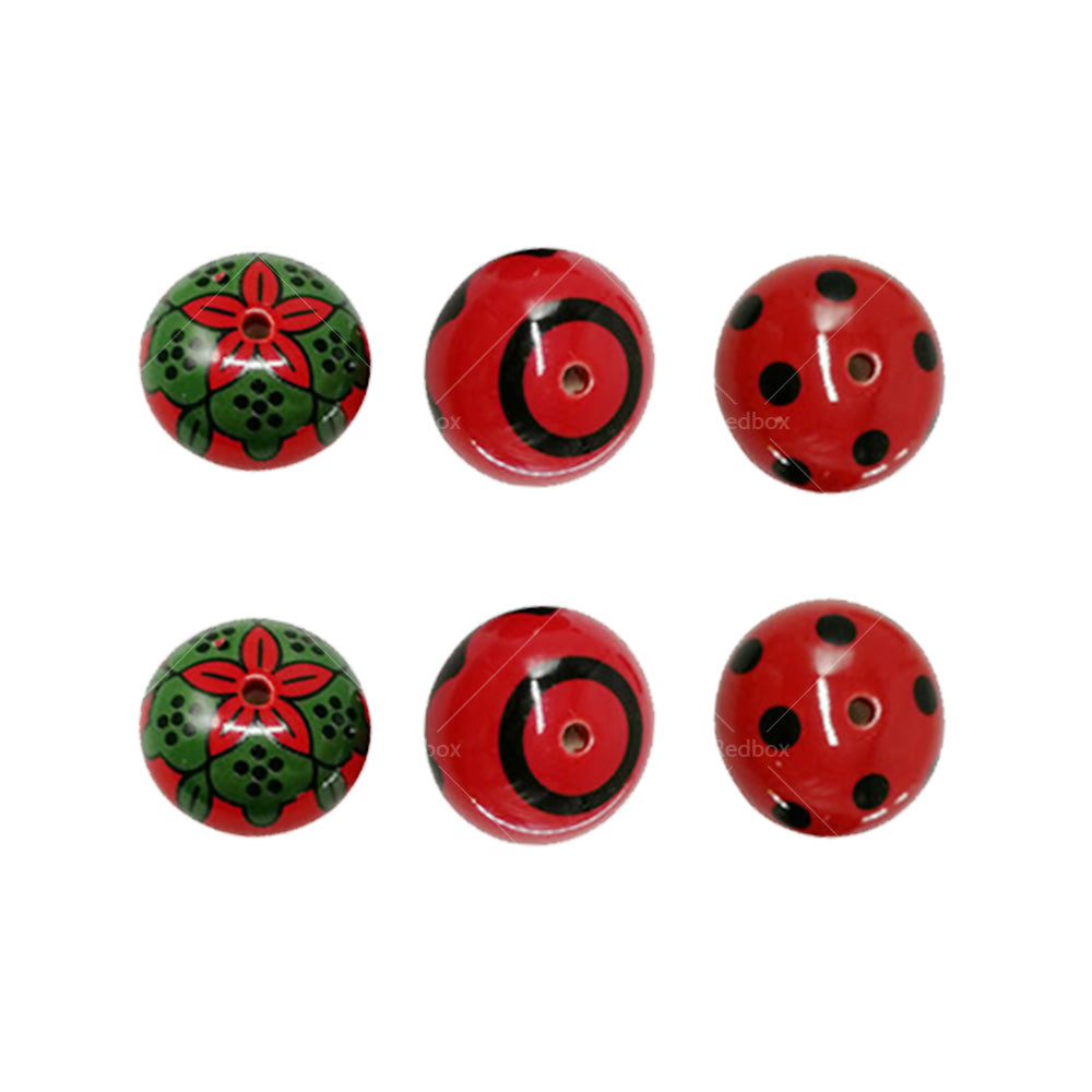 6 Pcs Cupboard Door Knobs Handles Drawer Pull Vintage Ceramic Knob Shabby Chic