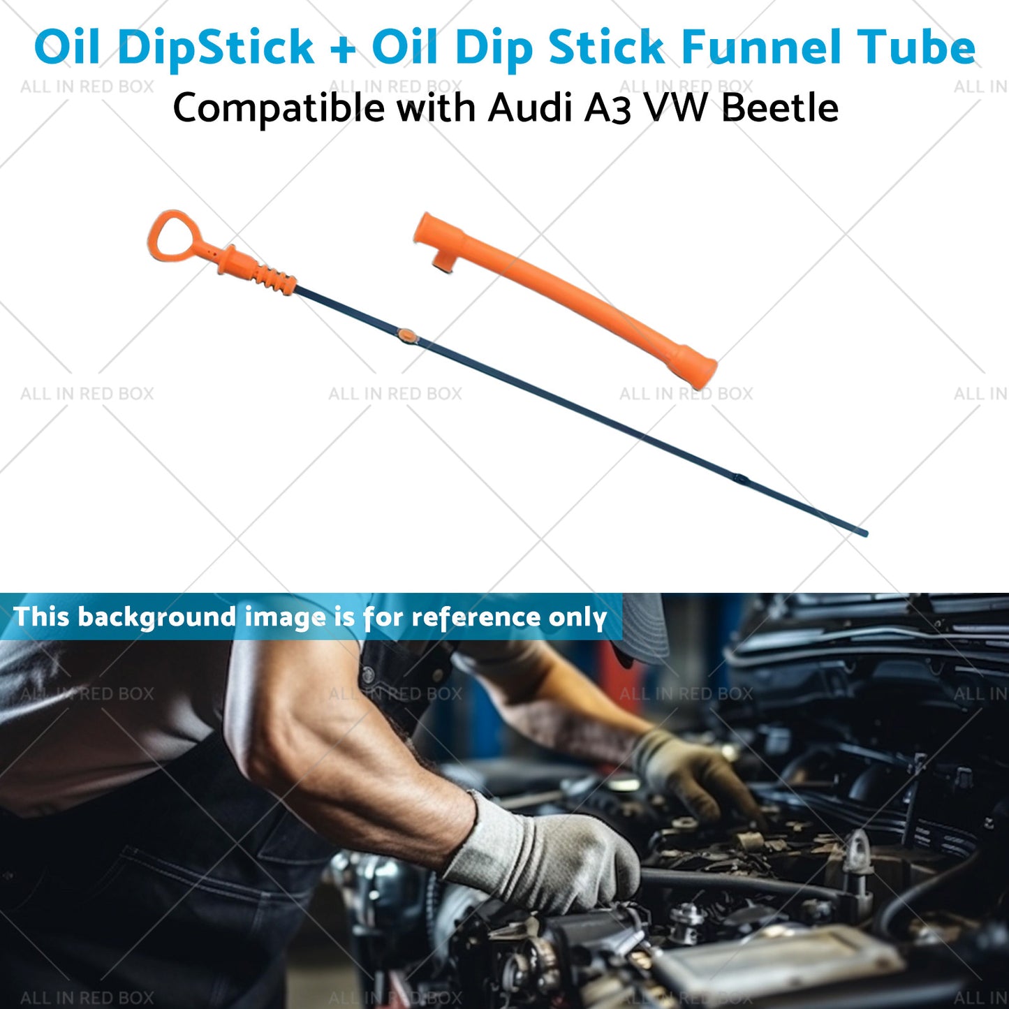 Oil DipStick  Oil Dip Stick Funnel Tube Suitable for 98-10 Audi A3 VW Beetle