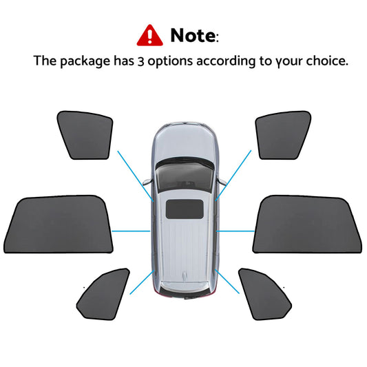Car Window Sun Shade Magnetic Sun Blind Mesh Suitable for BMW X5 F95 G05 2018-On
