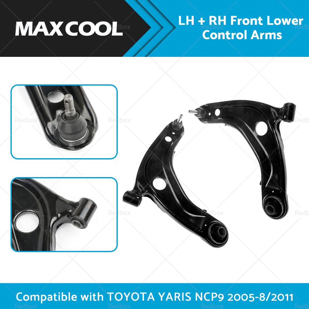 Pair Front Lower Left Right Control Arms Suitable For TOYOTA YARIS NCP9 05-2011