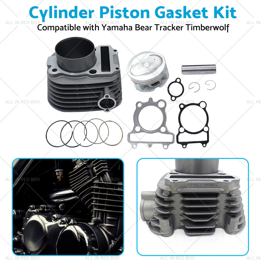 Cylinder Piston Gasket Kit Suitable For Yamaha Moto-4 Bear Timberwolf 250